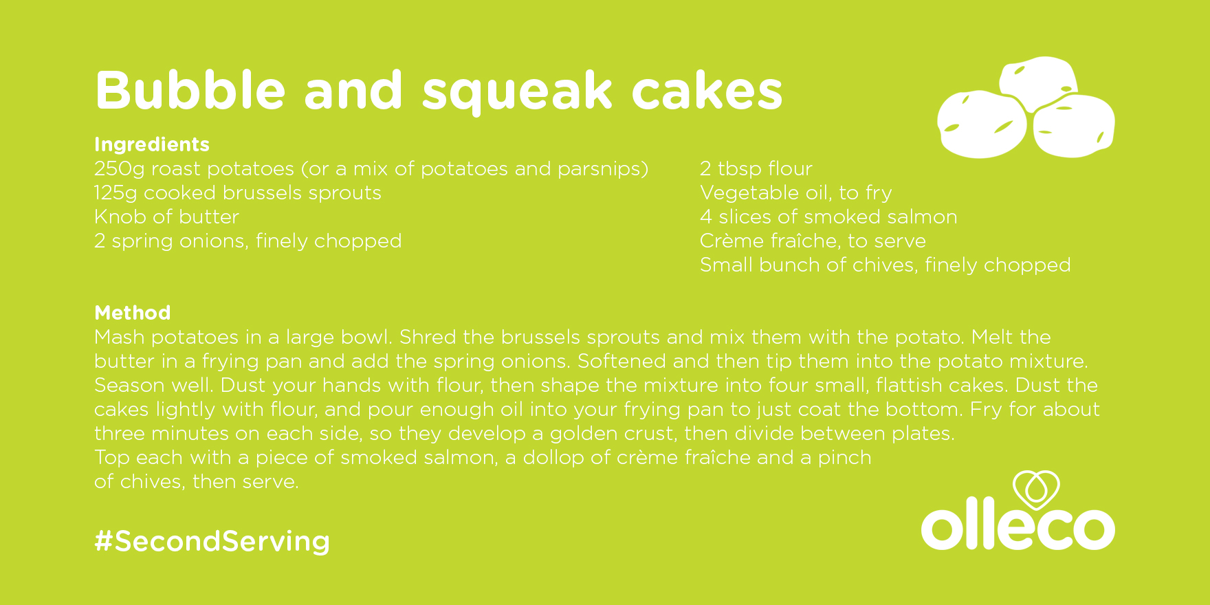 Bubble and squeak cakes recipe