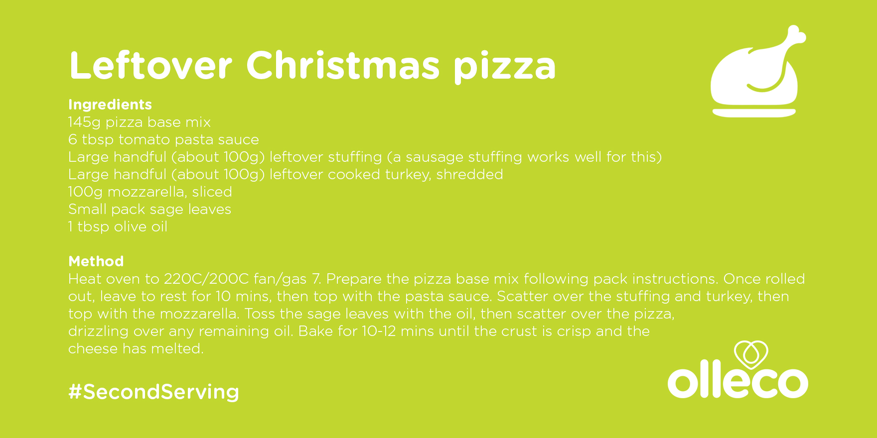 Christmas pizza recipe
