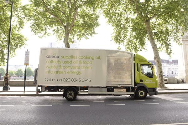 Olleco oil vehicle in London